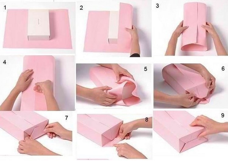 Как сделать своими руками подарочный бумажный пакет