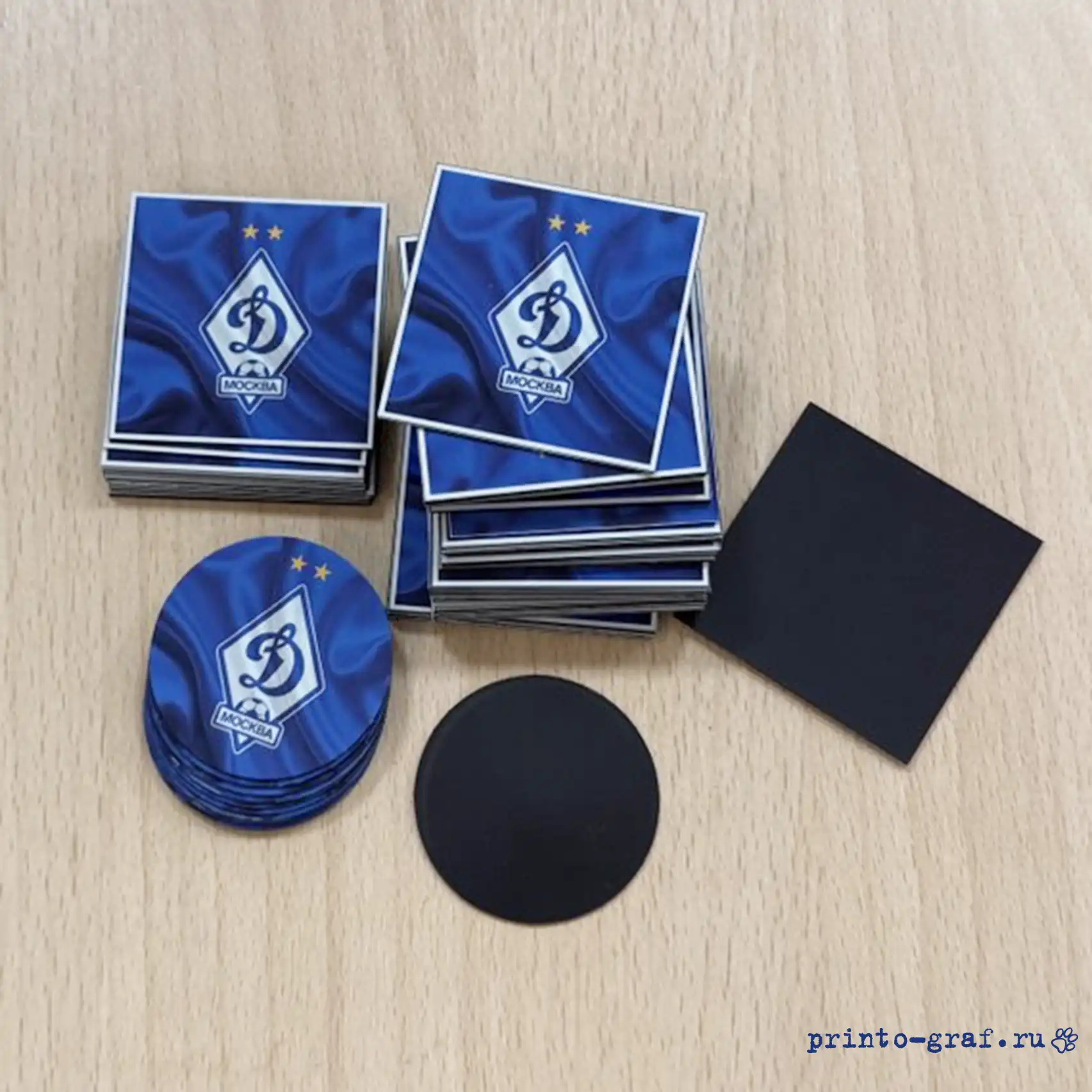 синие макгниты динамо круглые и квадратные