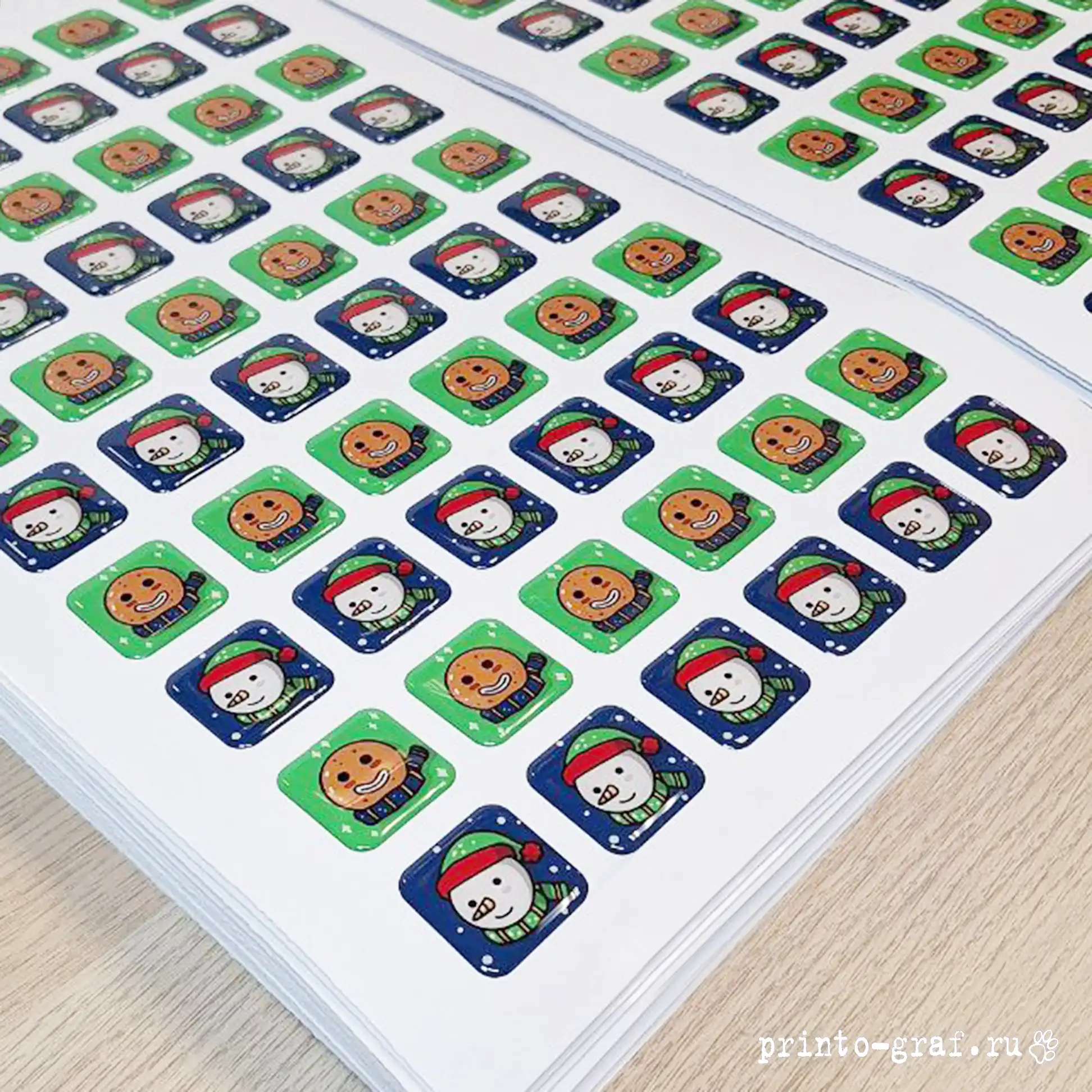 3д Стикеры объемные на заказ со своим дизайном