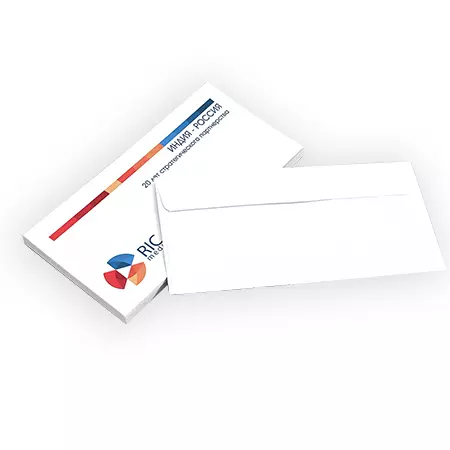 Изготовление фирменных конвертов с логотипом