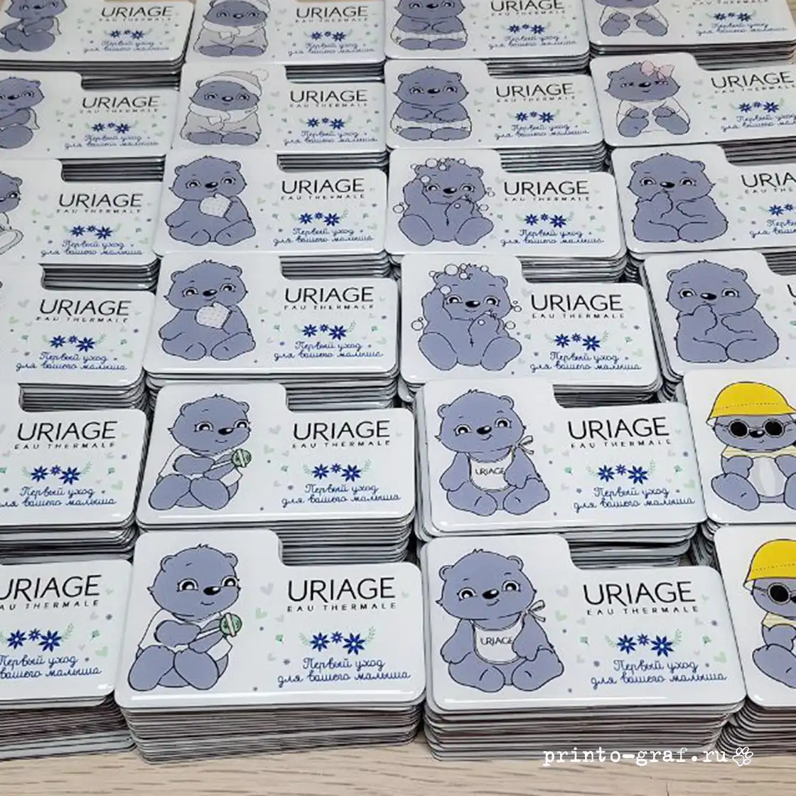 эпоксидые магниты со смолой фиолетовый медведь