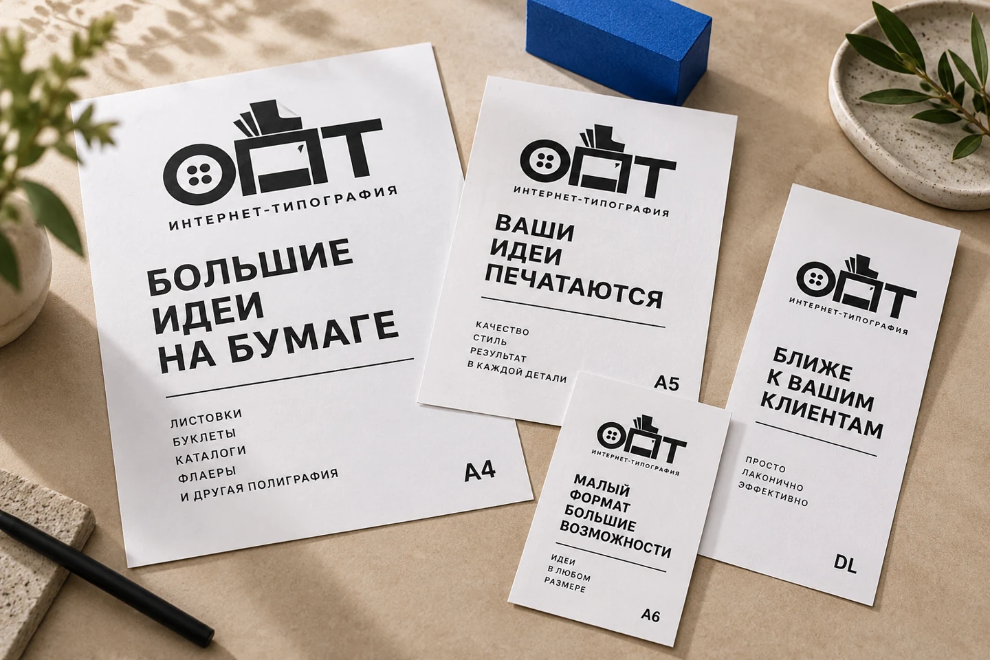 Визуализация ОПТ: Листовки А5