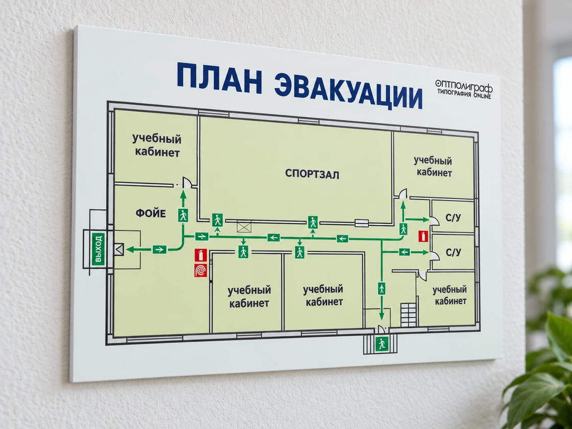 Планы эвакуации — Общий вид