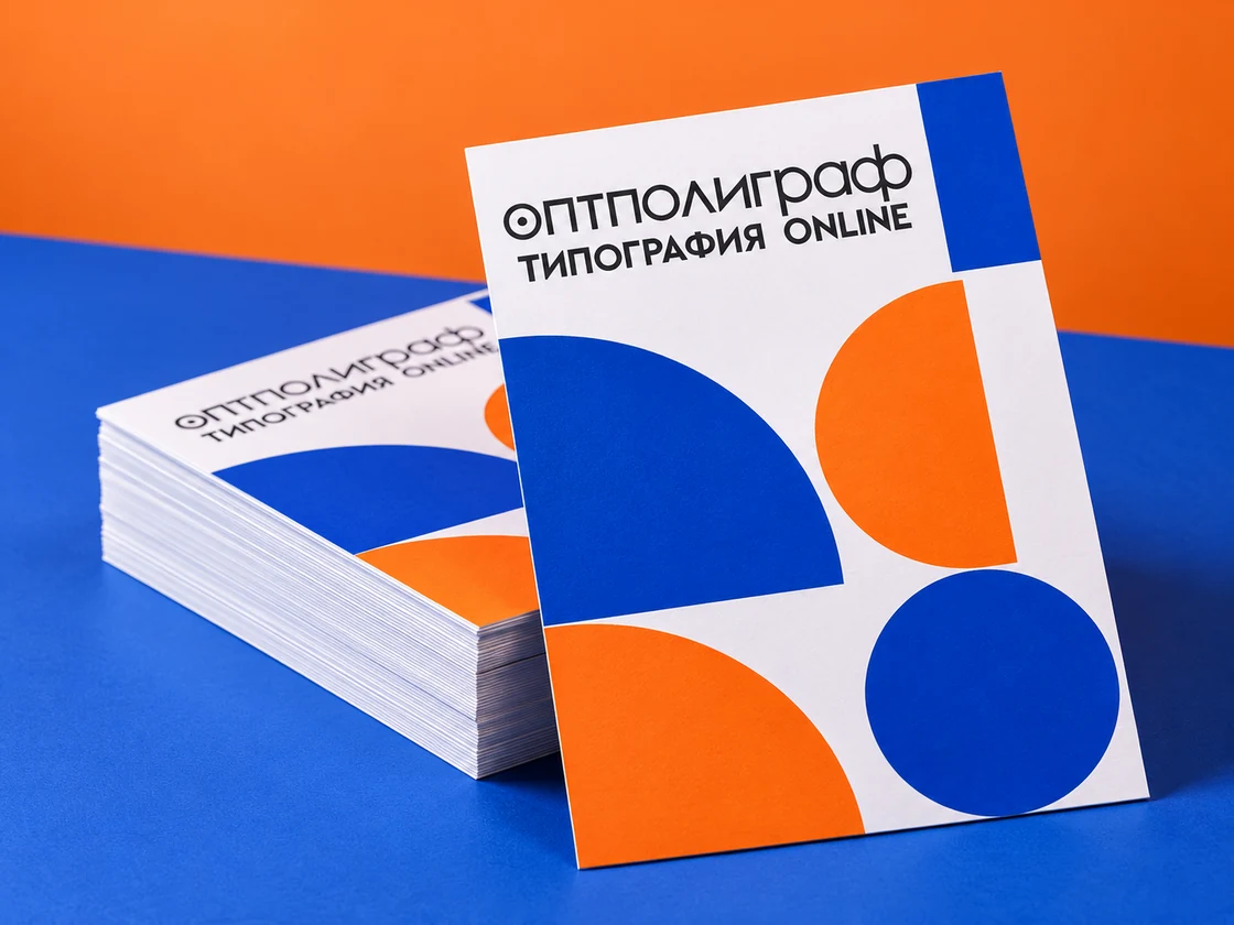Листовки на мелованной бумаге — общий вид