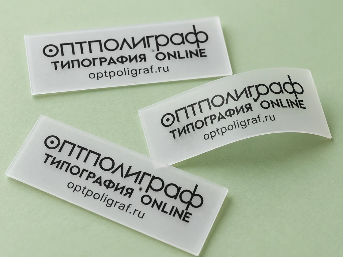 Бирки для одежды шириной 25 мм — общий вид