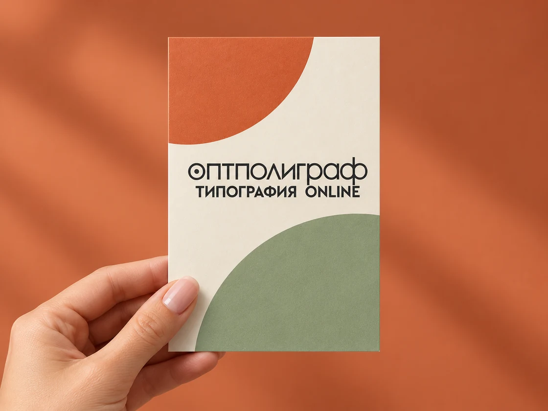 Листовки с ламинацией малым тиражом — размер в руке