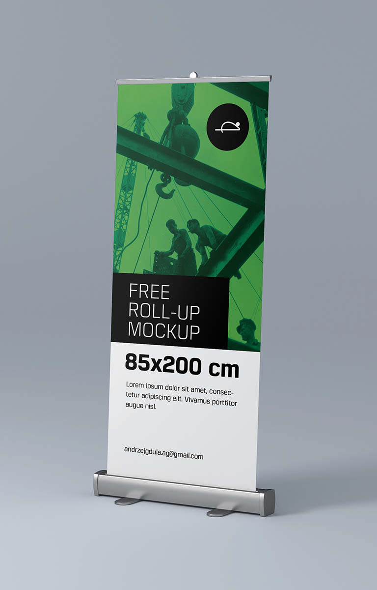 Изготовление и печать Ролл ап 85×200 см