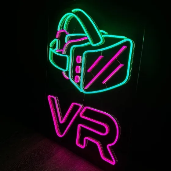 Неоновая вывеска VR