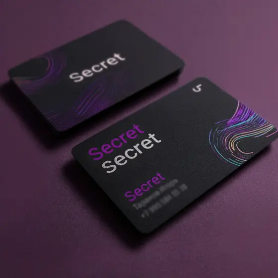 Визитки на пластике