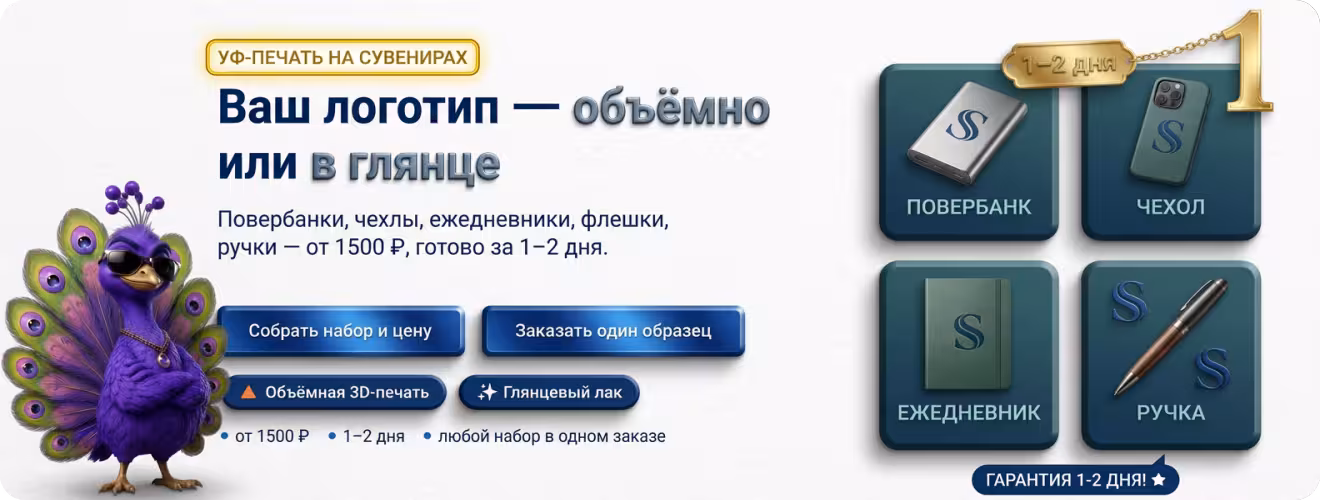 УФ печать и брендирование