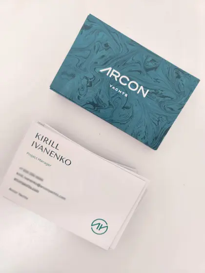 Бархатистые визитки