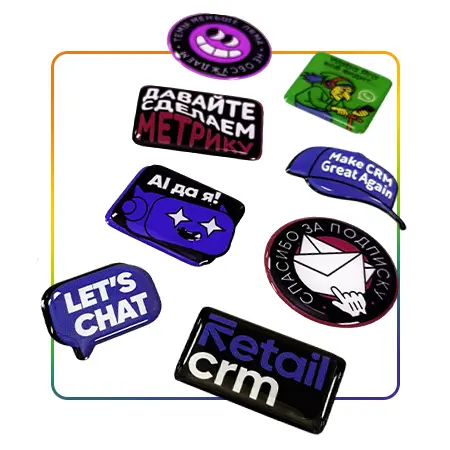 Объемные наклейки 3D