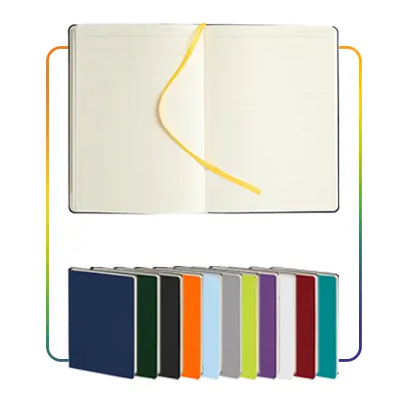 Ежедневник А5, недатированный, Soft Touch (Flex Shall) цвета в ассортименте