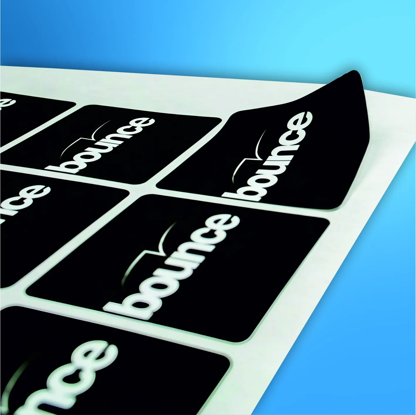 Наклейки  квадратные