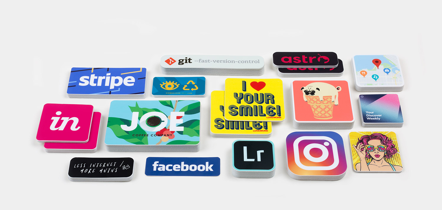 Прямоугольные наклейки