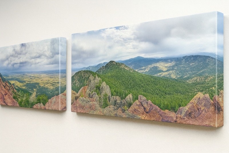 Печать на холсте