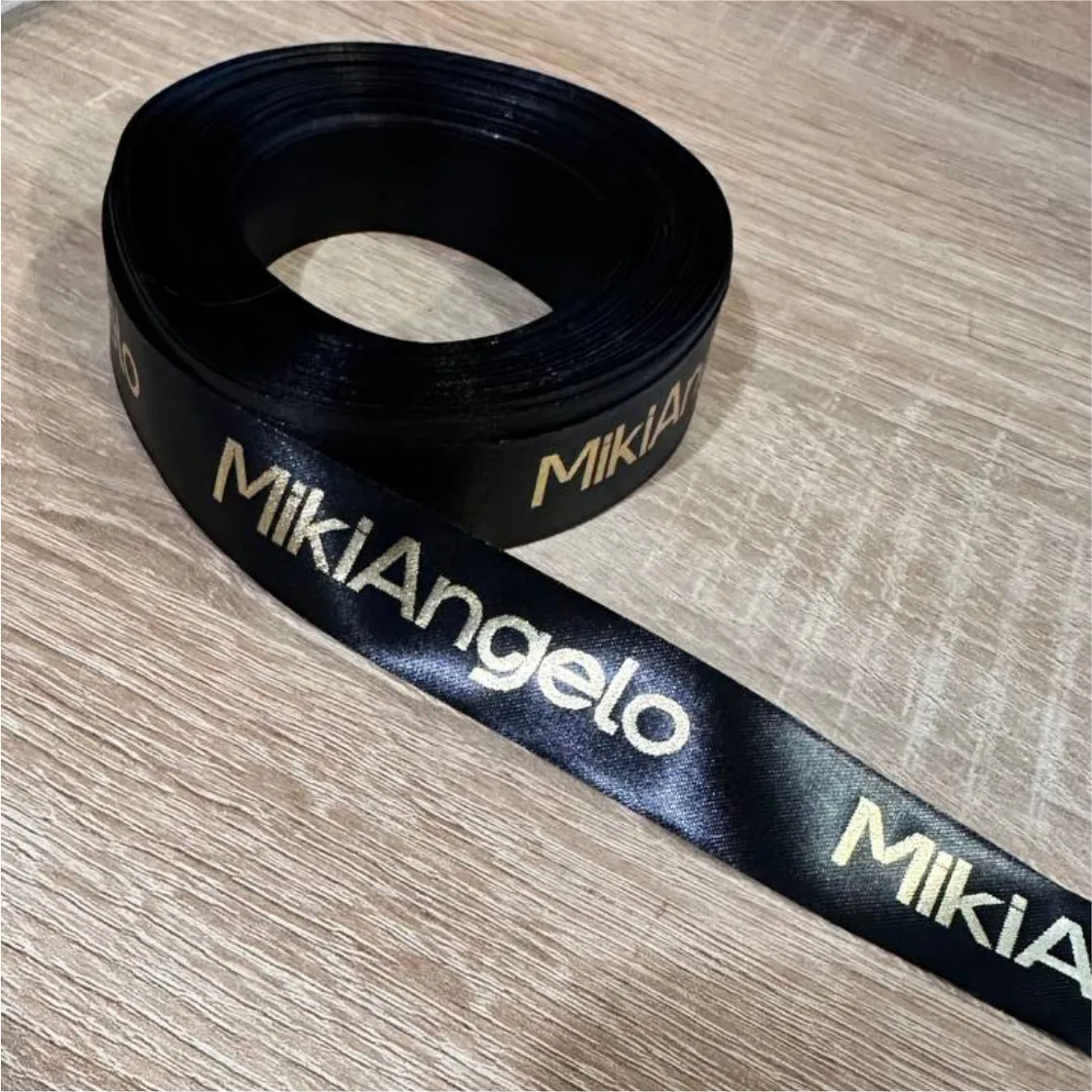 Атласная лента с печатью