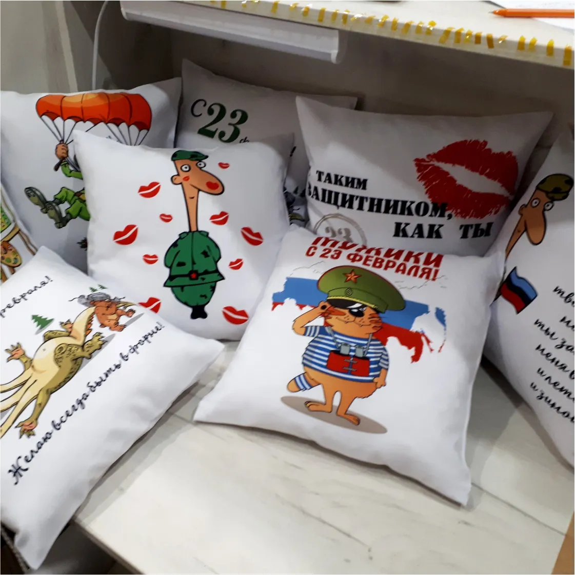 Печать фото и картинок на подушках