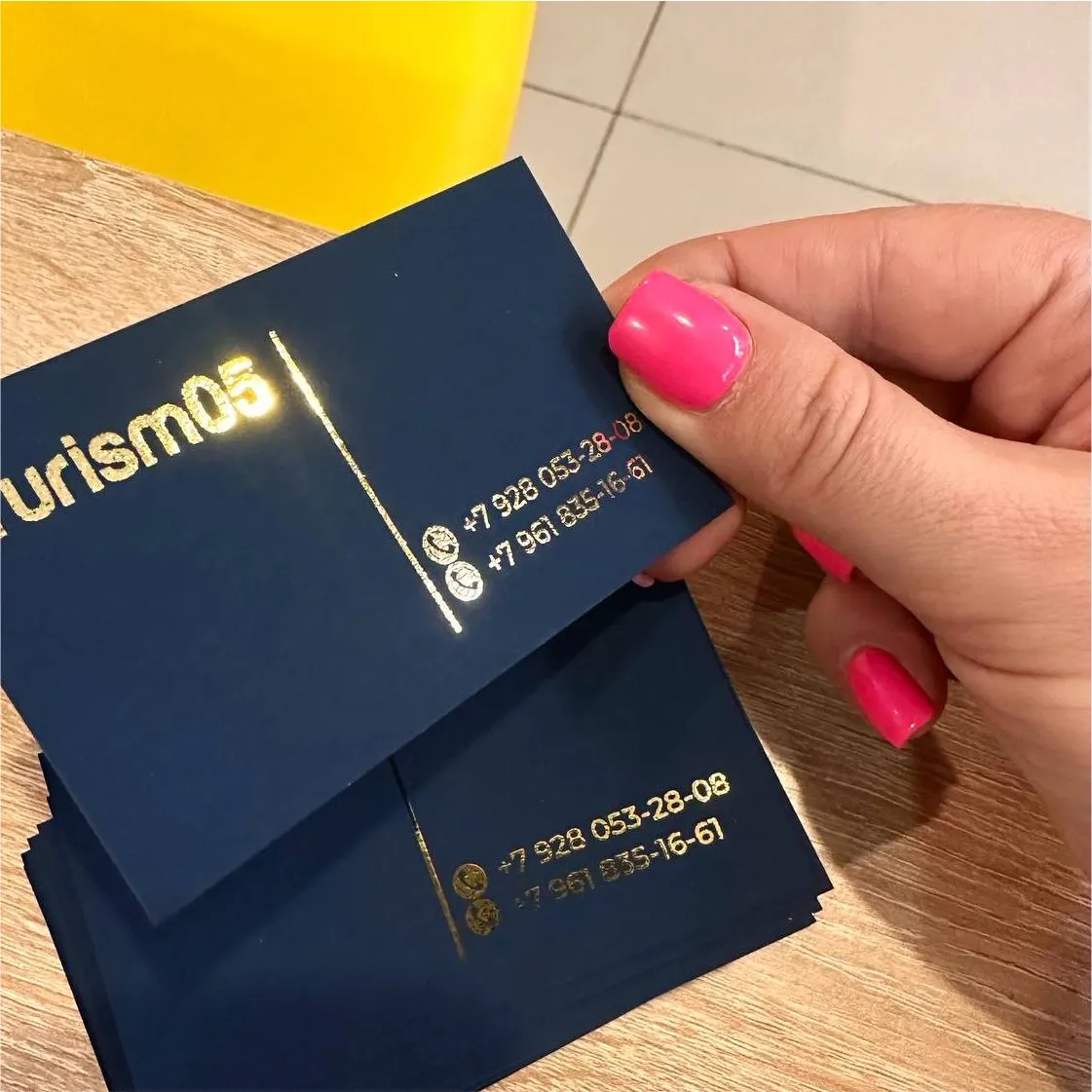 Печать Touch Effect визиток с фольгированием Печать Touch Effect визиток с фольгированием