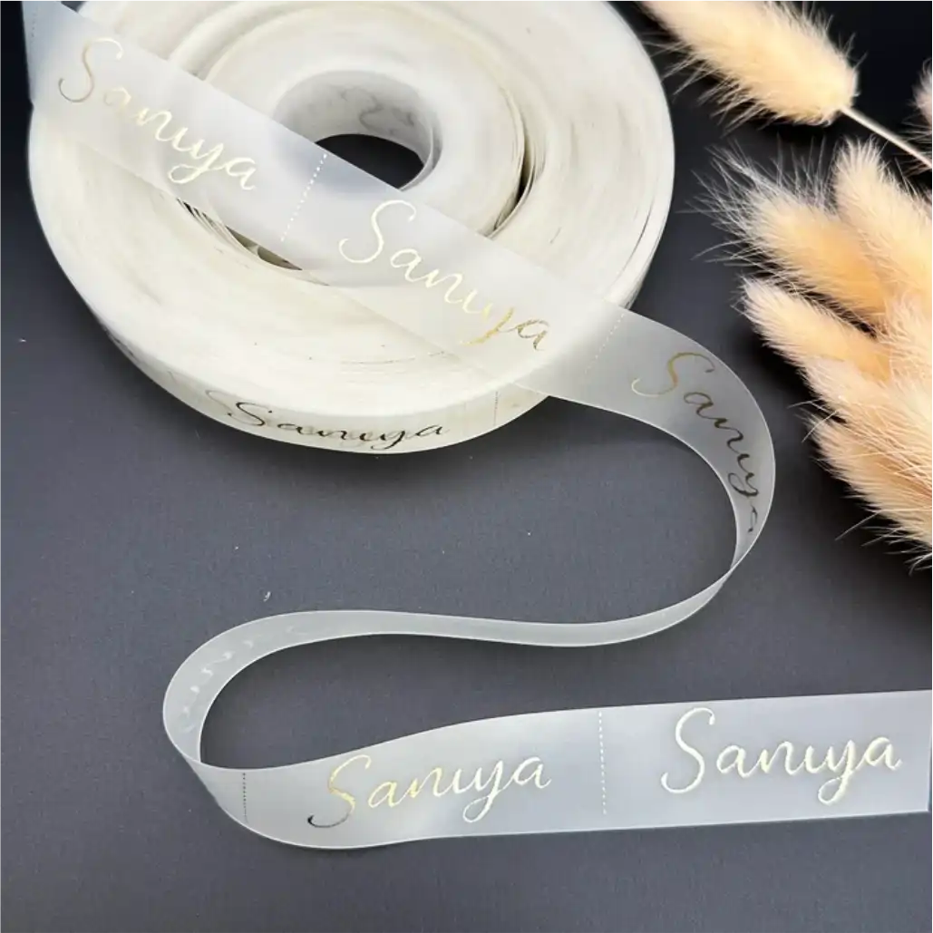 Силиконовая лента с печатью