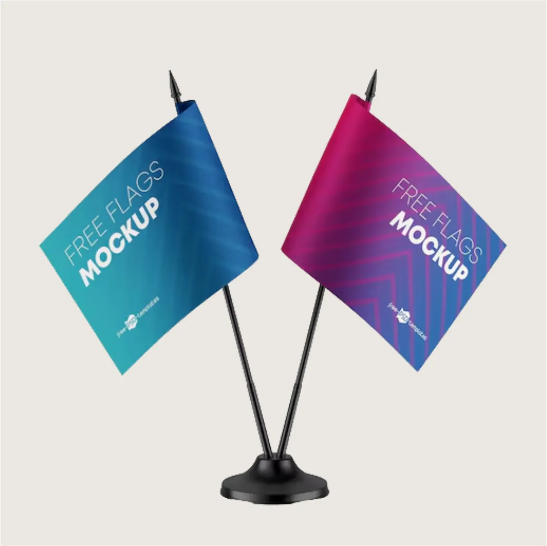 Заказать настольные двойные флажки Заказать настольные двойные флажки