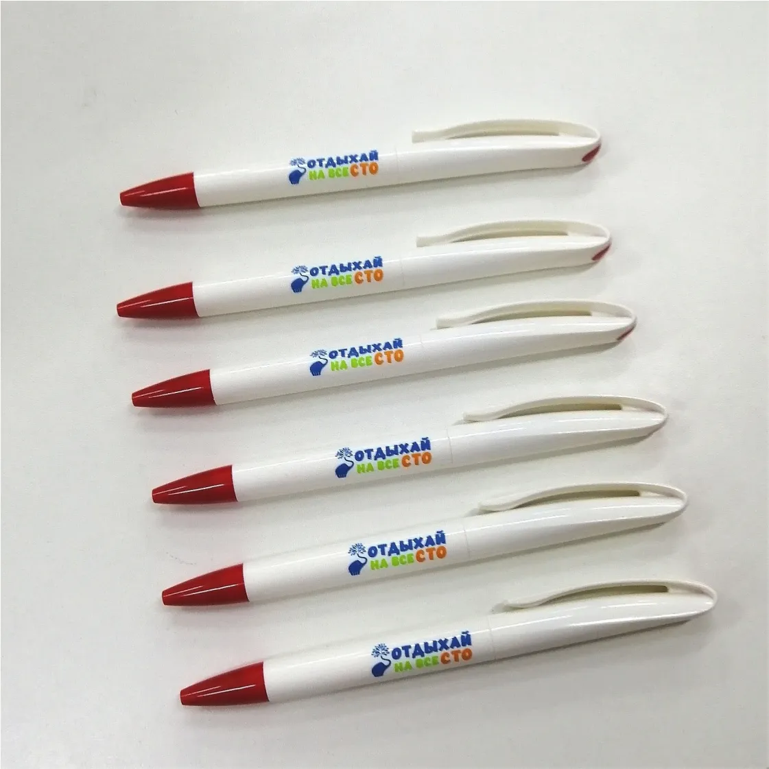 Заказать печать на пластиковых ручках