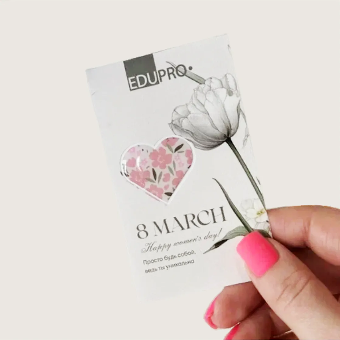 3d стикер с подложкой