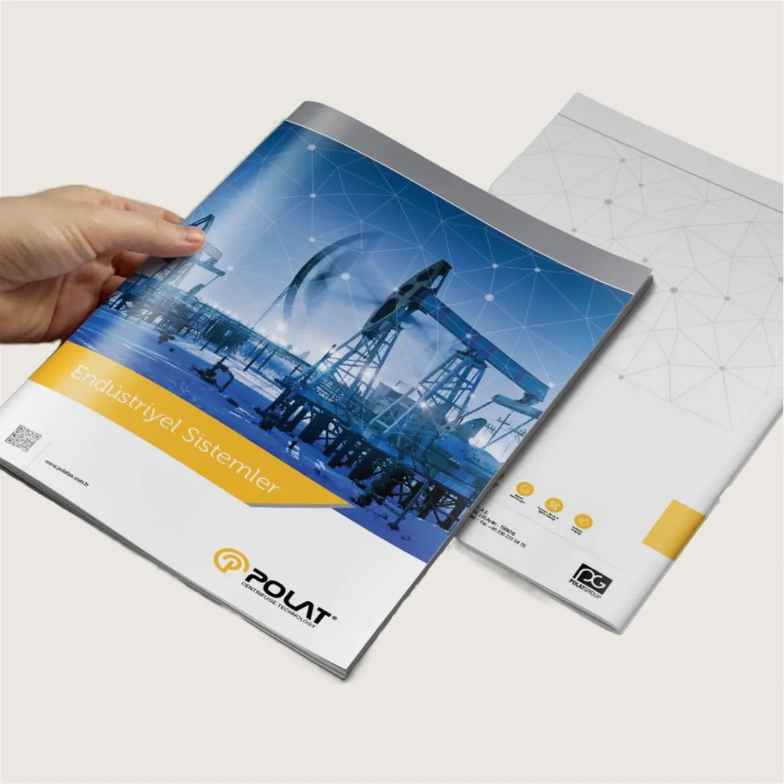 Брошюра на скобах