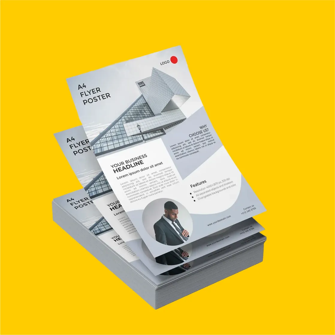 Разработка дизайна листовок