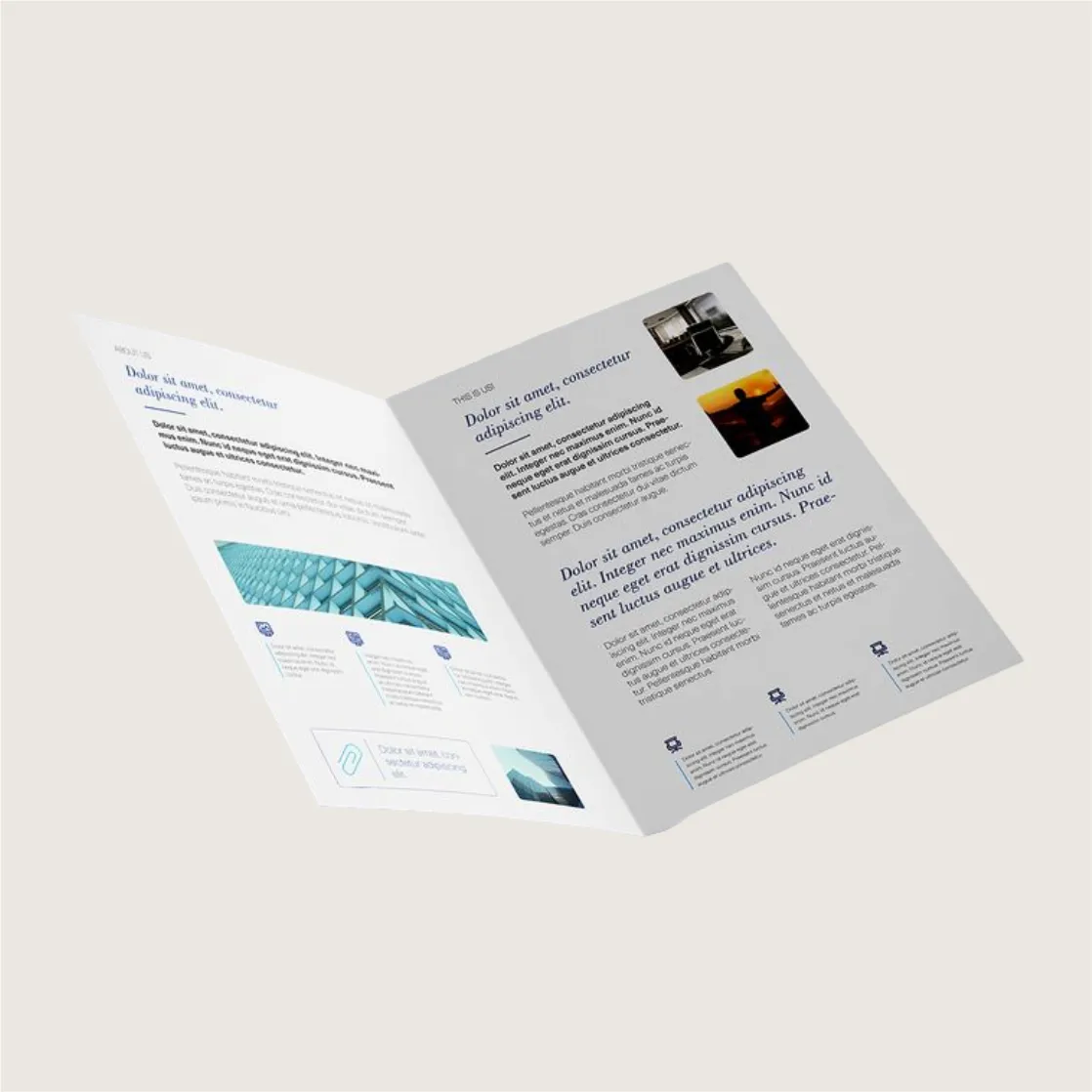 Разработка дизайна буклетов