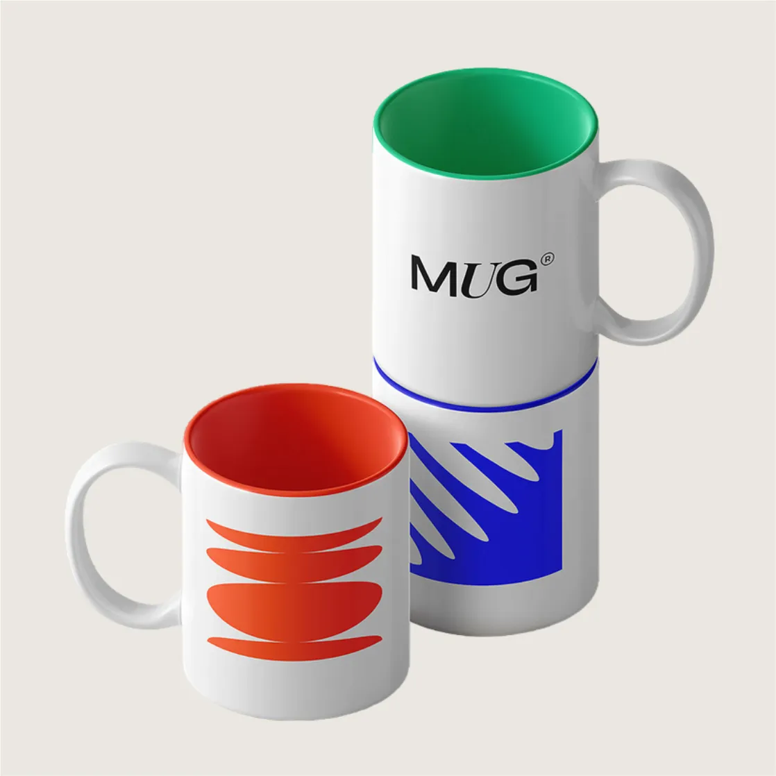 Кружка цветная внутри