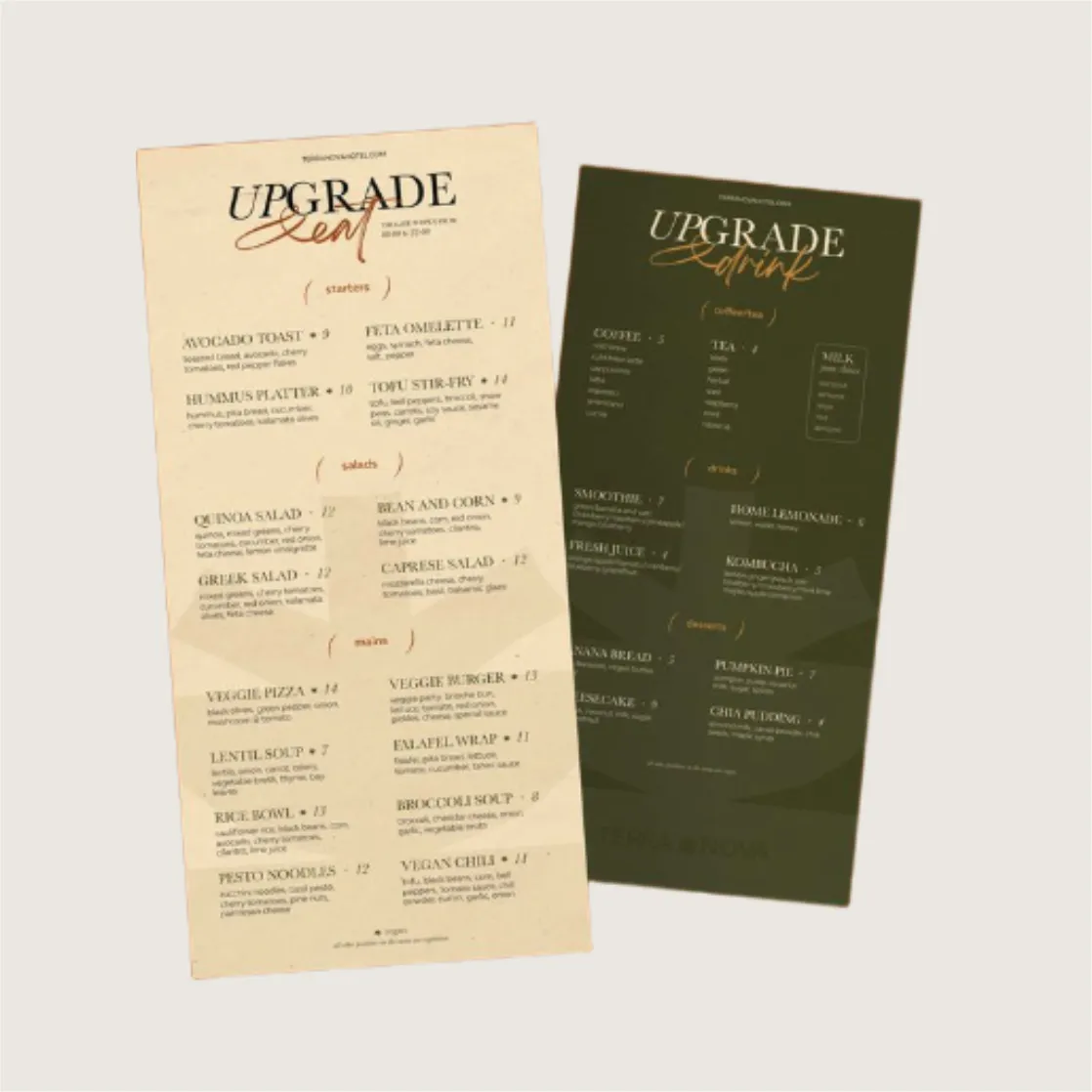 Меню вкладка