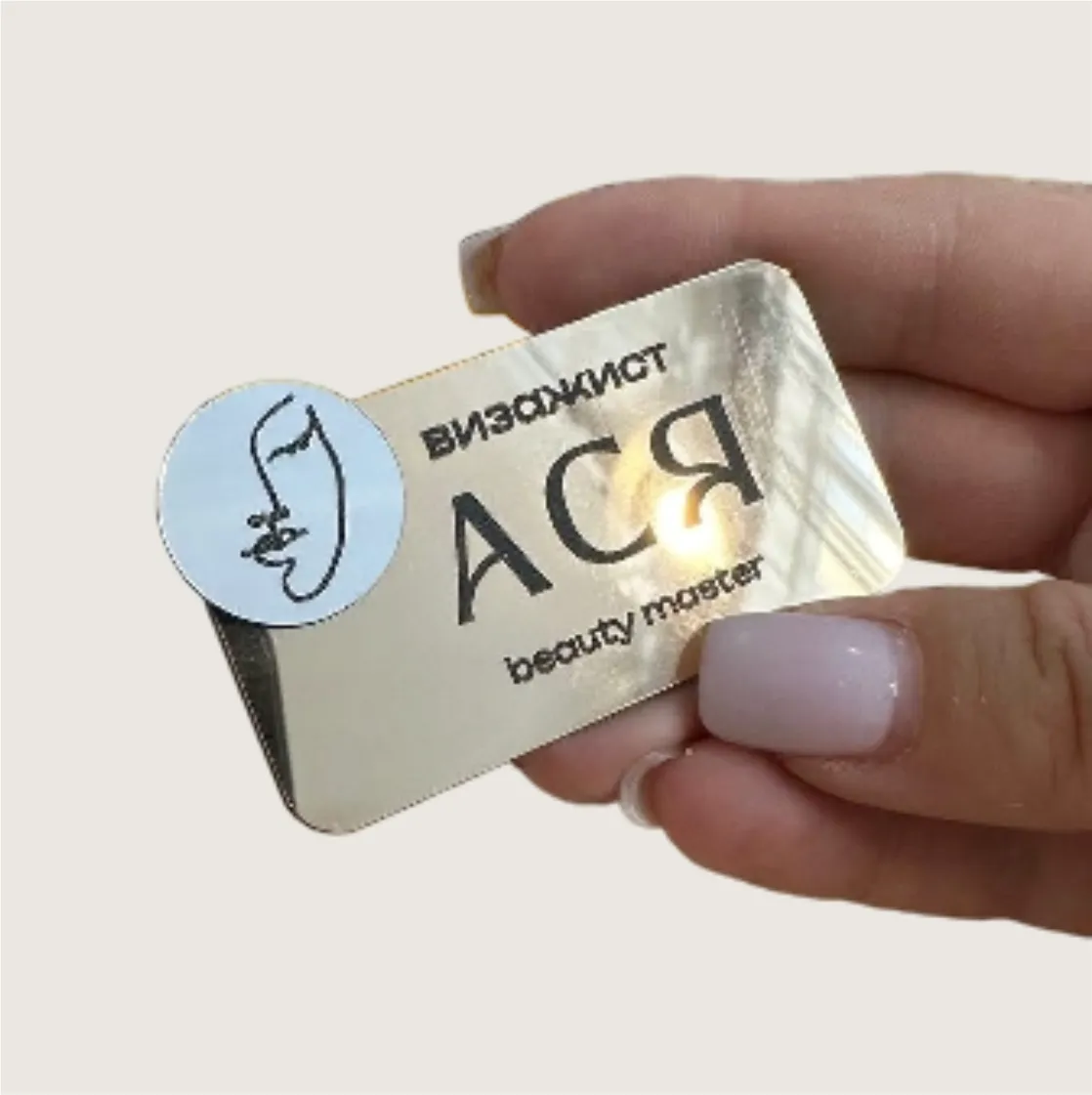 Бейдж акриловый без окошка