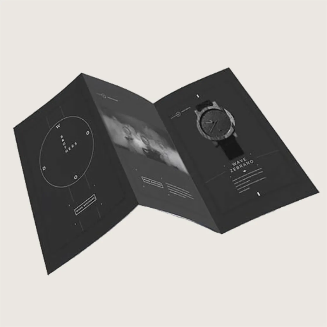 Буклет евро 2 сгиба от 1000 шт