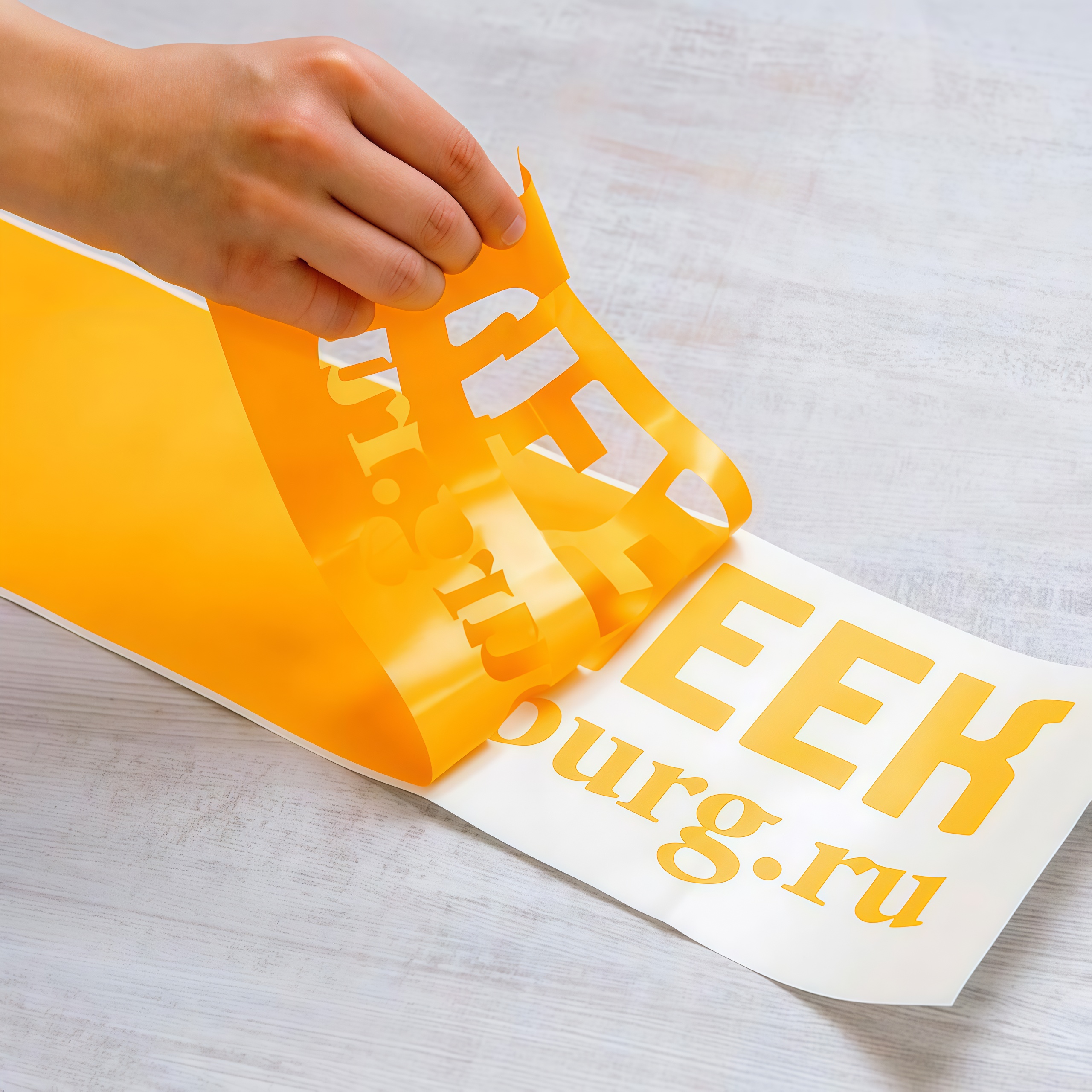 Наклейки плоттерная резка