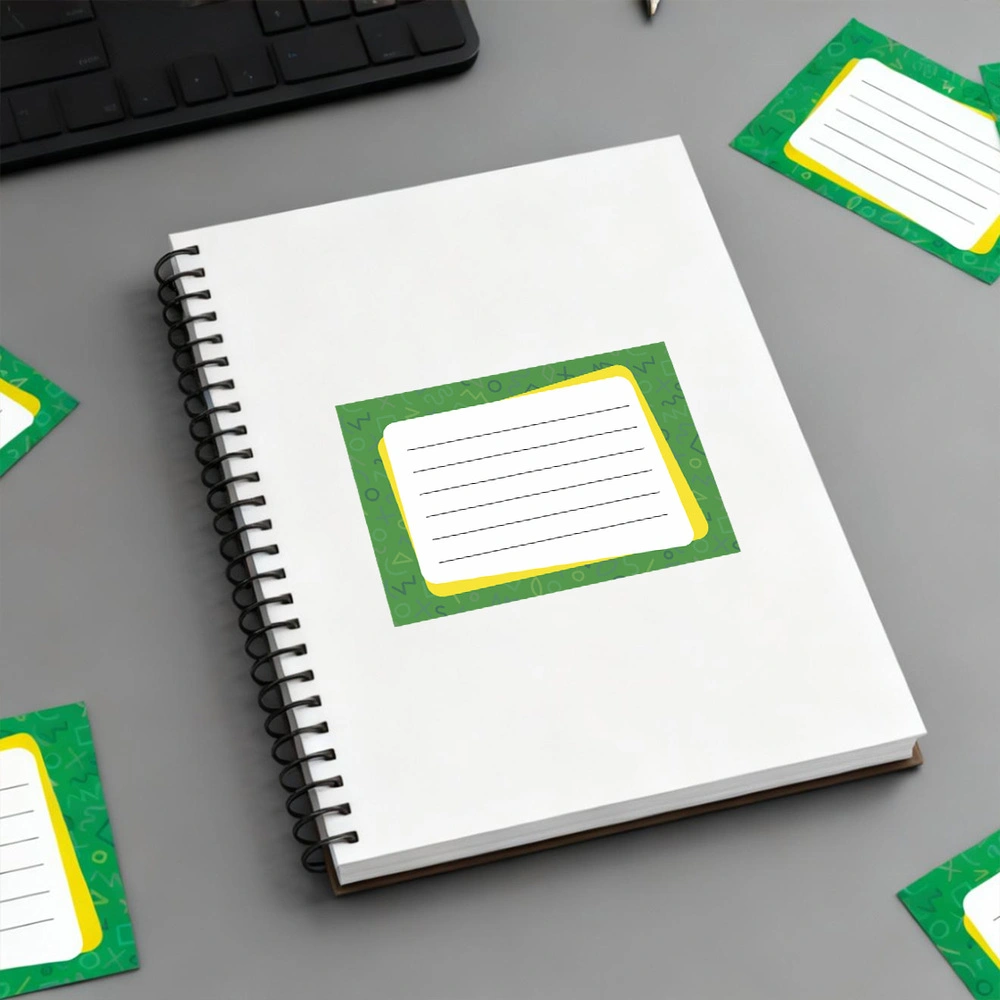 Наклейки на бумаге