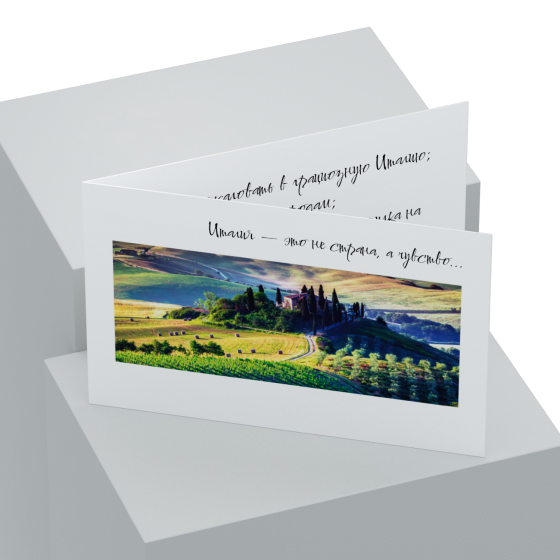 Печать двойных визиток с доставкой по России Печать двойных визиток с доставкой по России