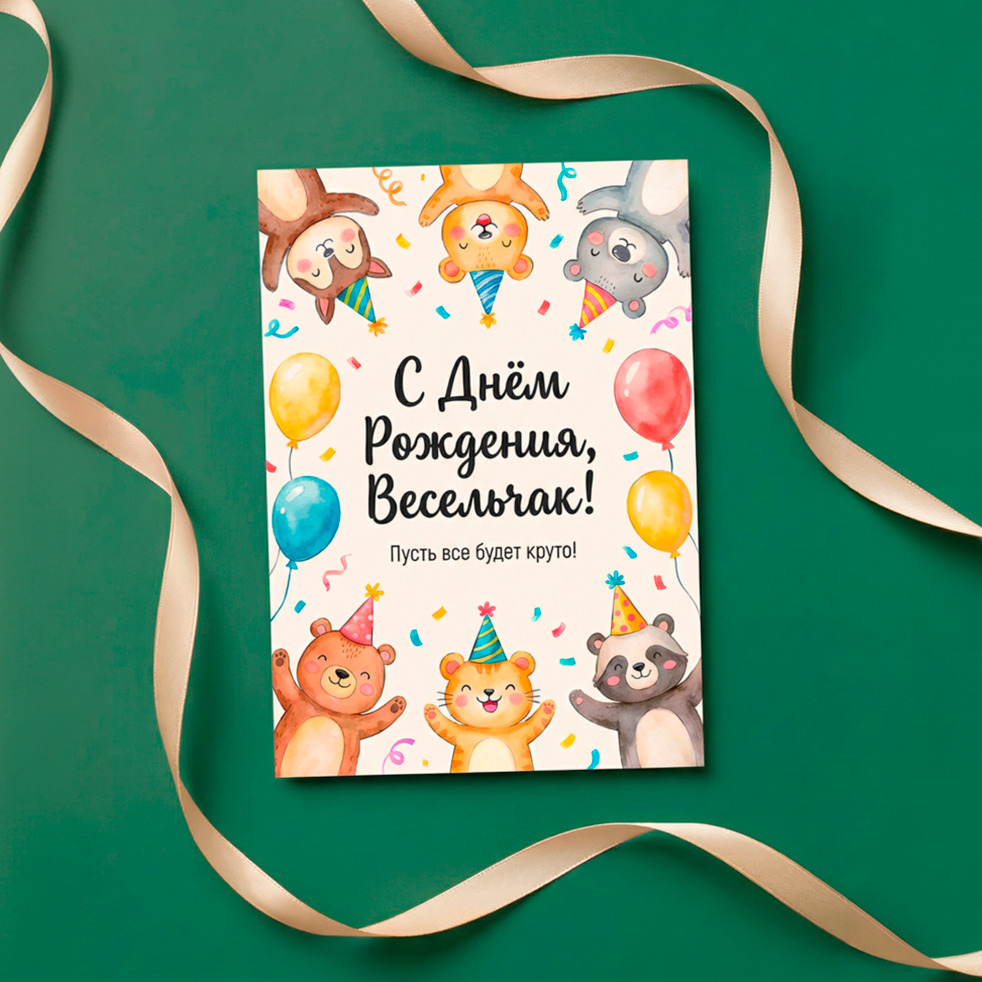 Открытки одинарные