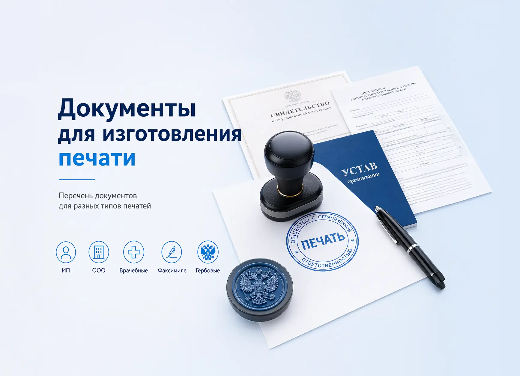 Документы для изготовления печатей