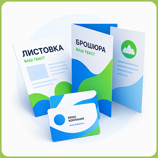 Дизайн визиток / листовок / буклетов