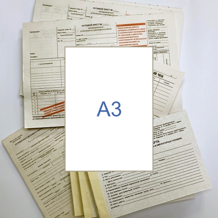 Бланки А3