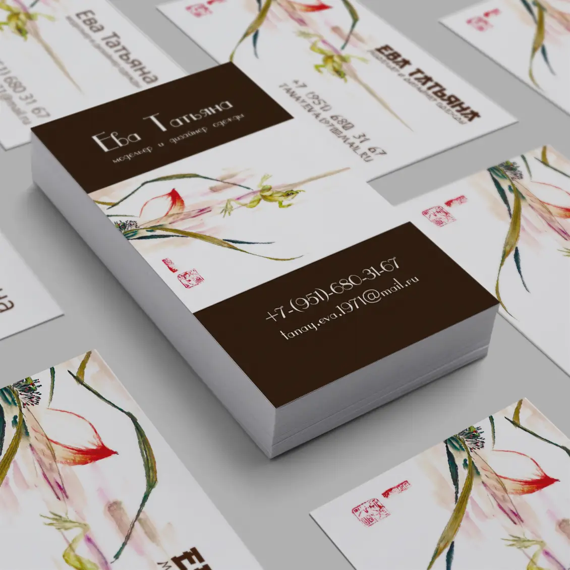 Заказать стандартные визитки онлайн