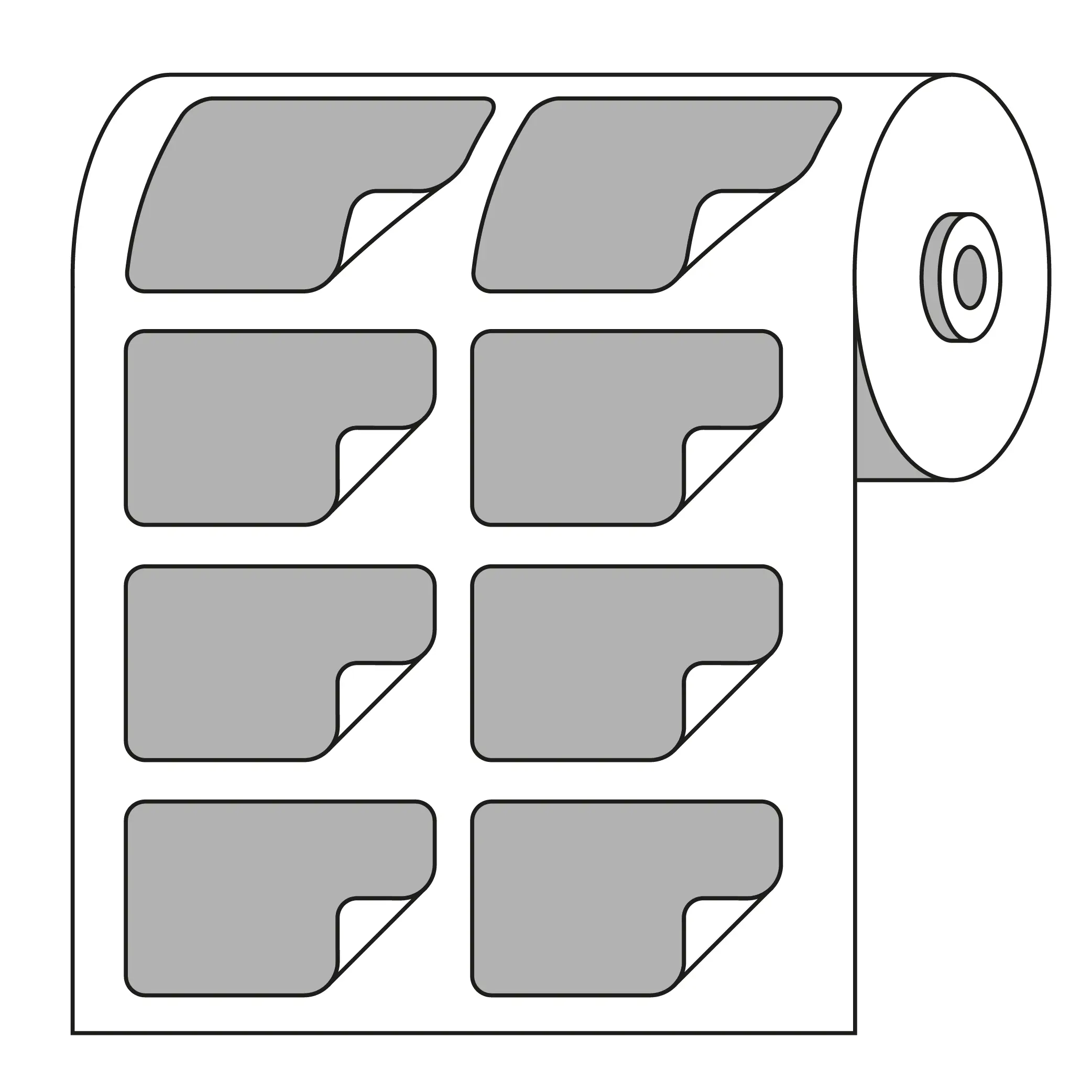 Наклейки - широкоформатная печать