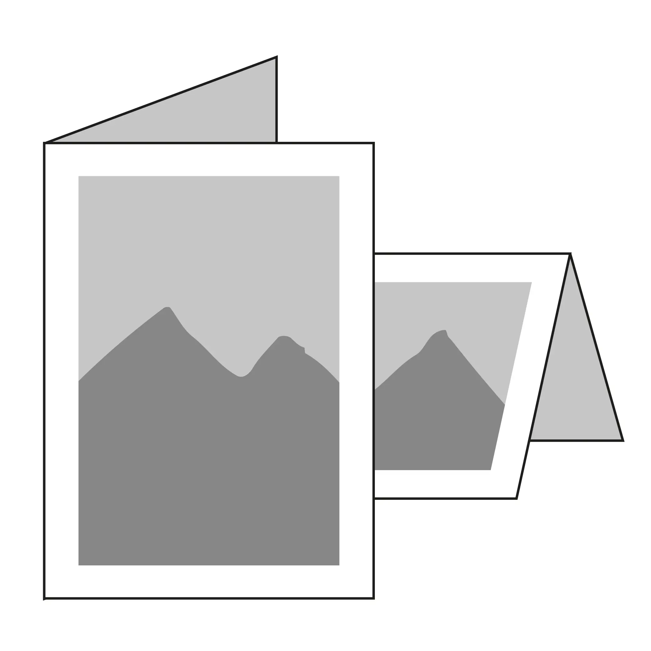 Открытки и приглашения со сгибом