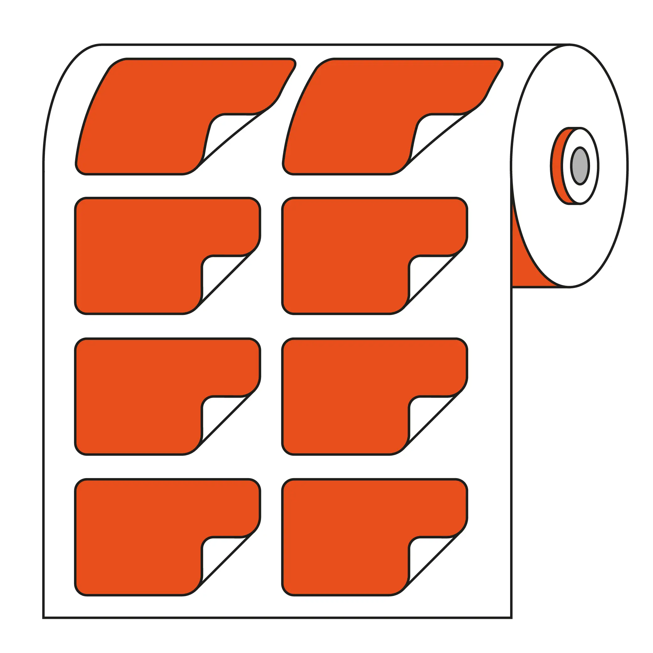 Наклейки - широкоформатная печать