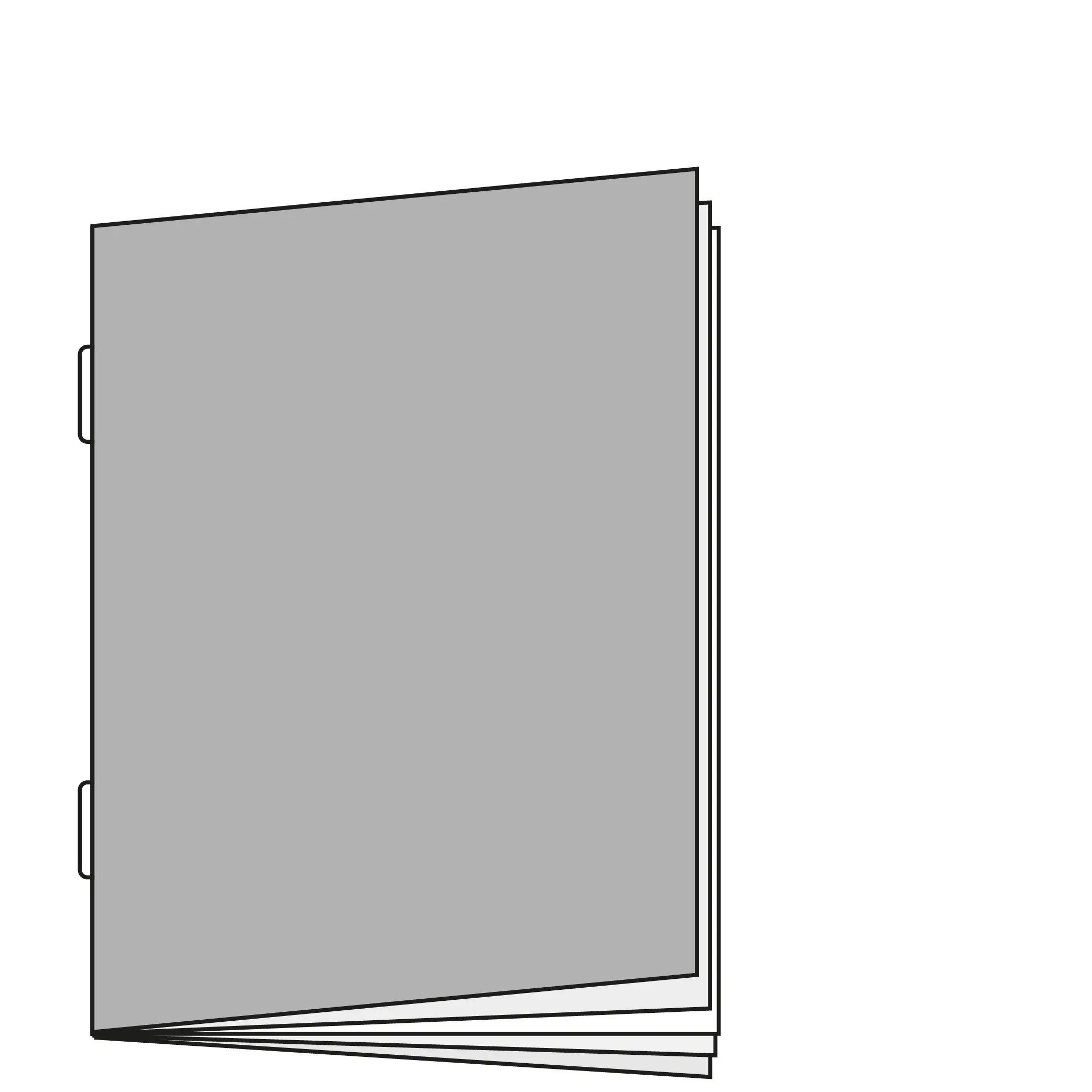 Брошюры и каталоги на скобе