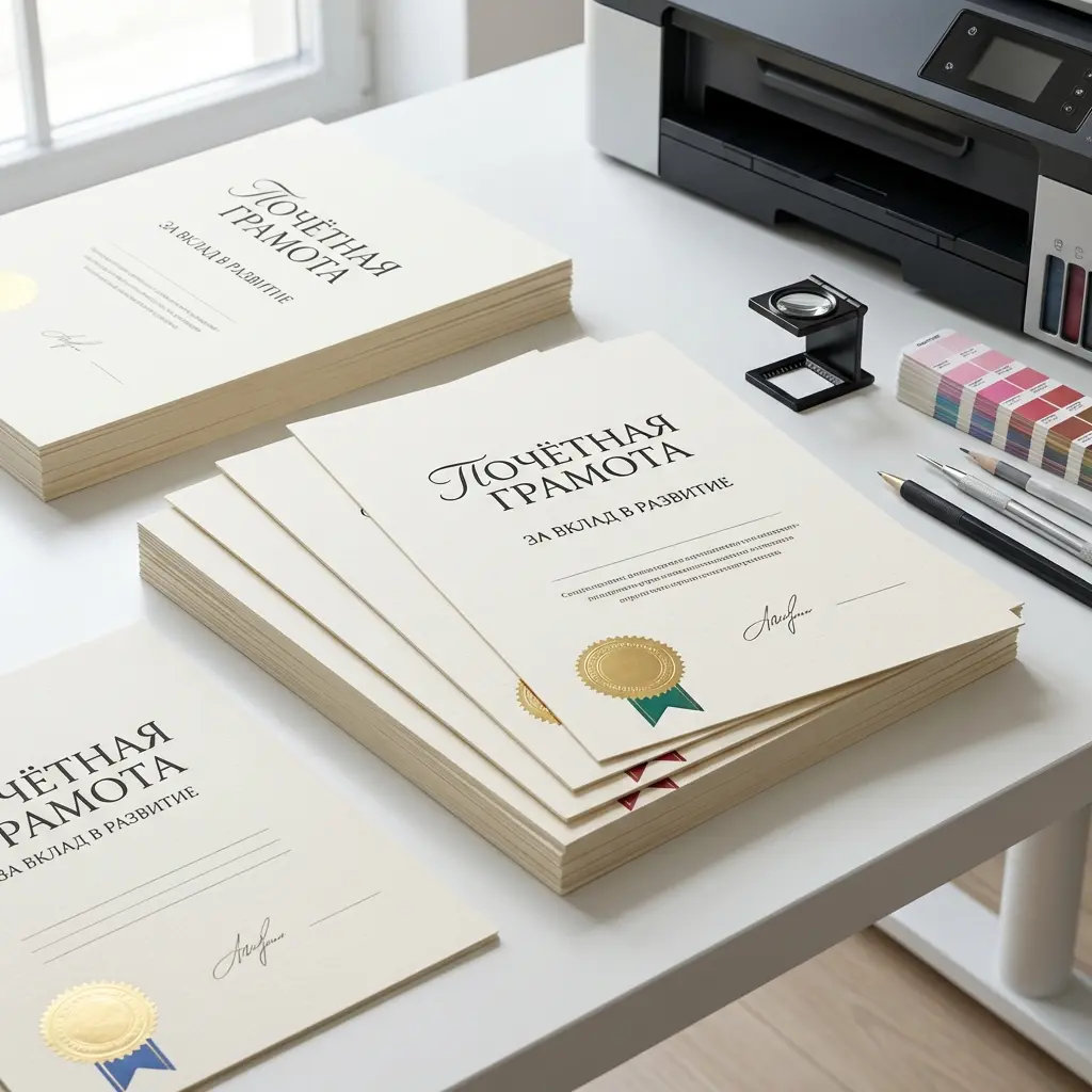 Печать  Грамот А4 300гр.