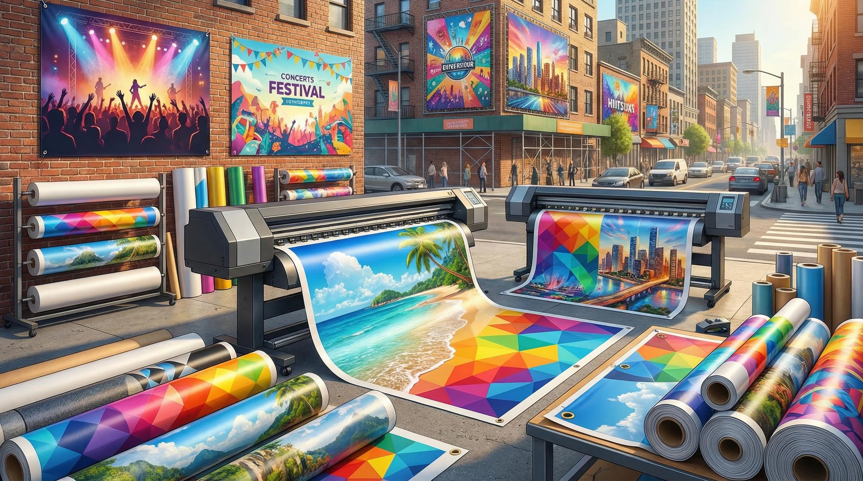 Широкоформатная  печать