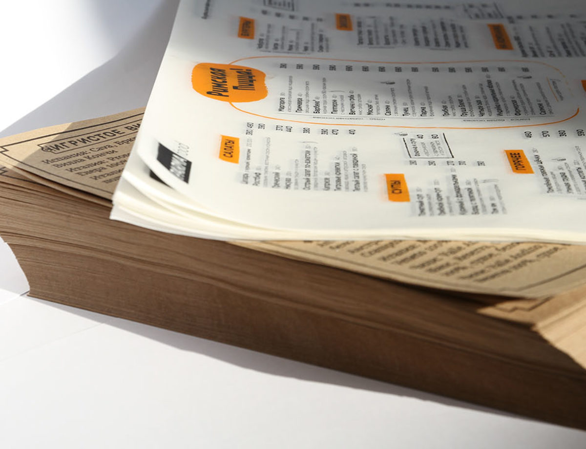 Печать на крафте