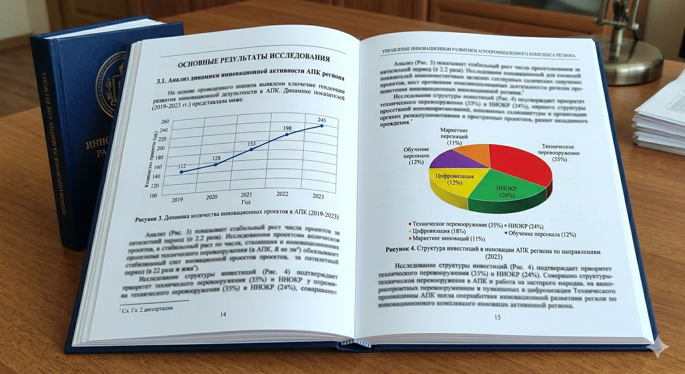 Печать и переплет диссертаций с цветной печатью блока